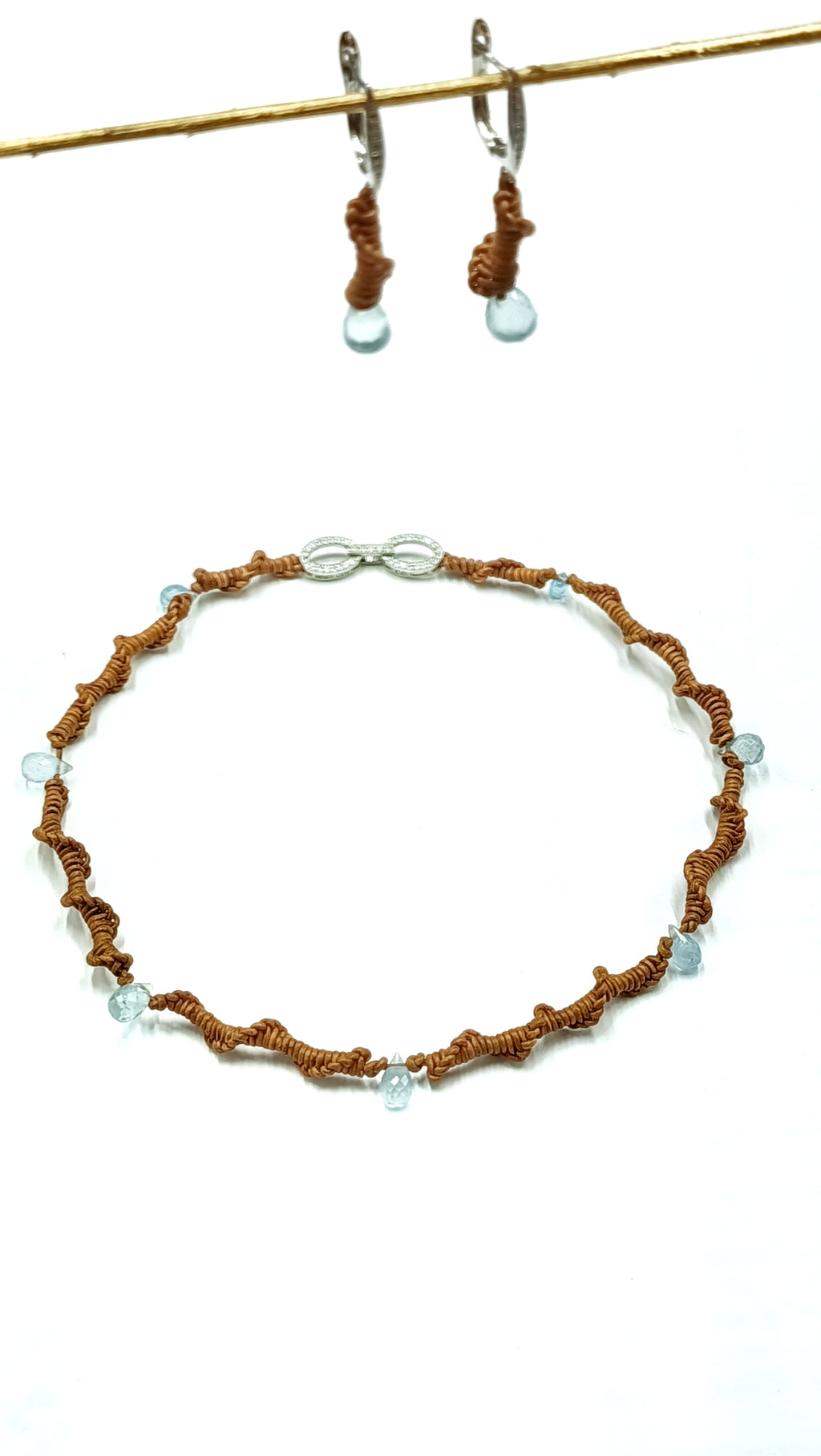 Collar Lilith Aguamarina