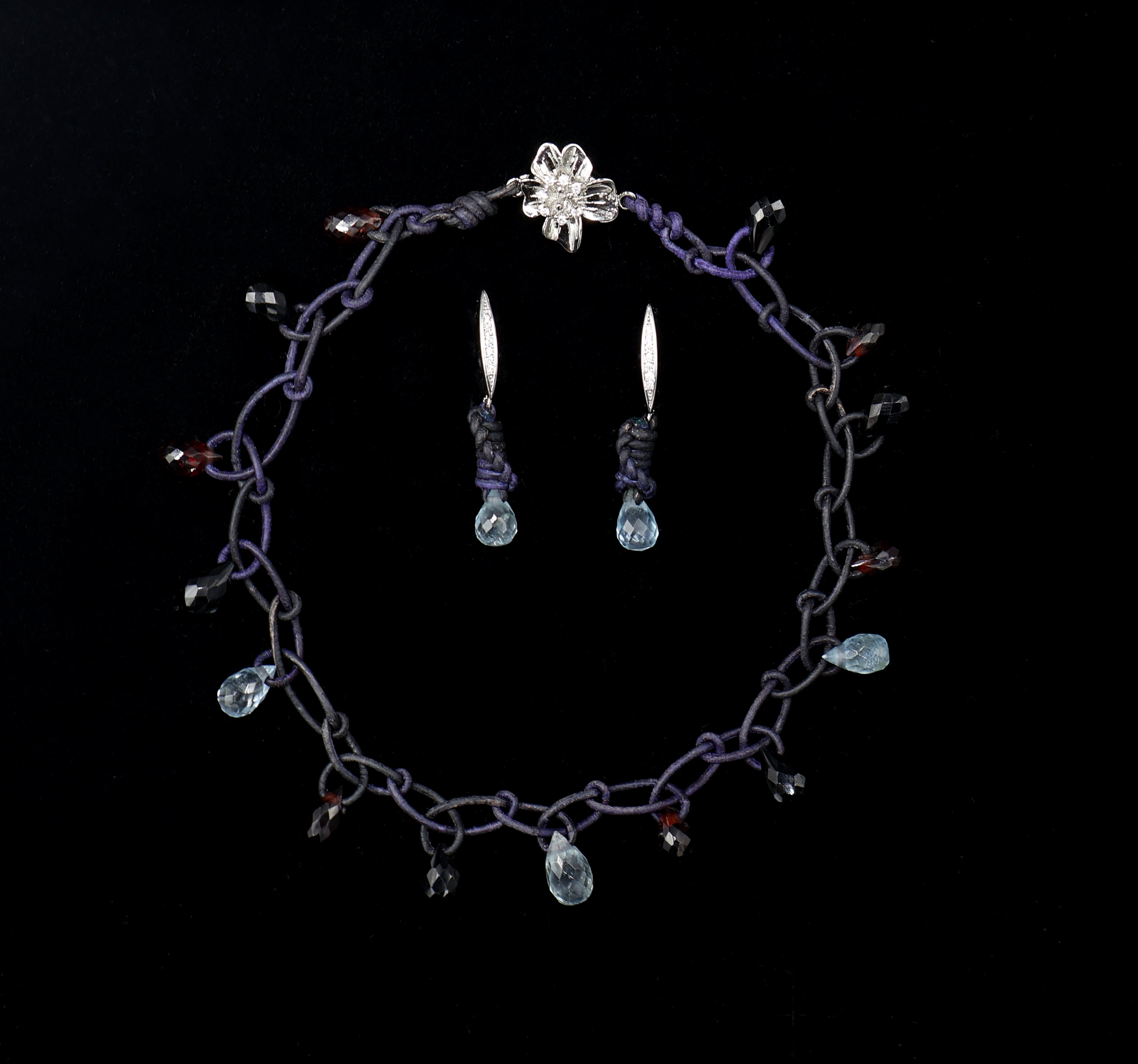 Conjunto LYS Luz de Luna Aguamarina