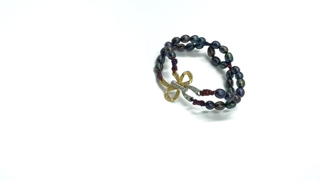 Pulsera Lady en Perla Arcoíris