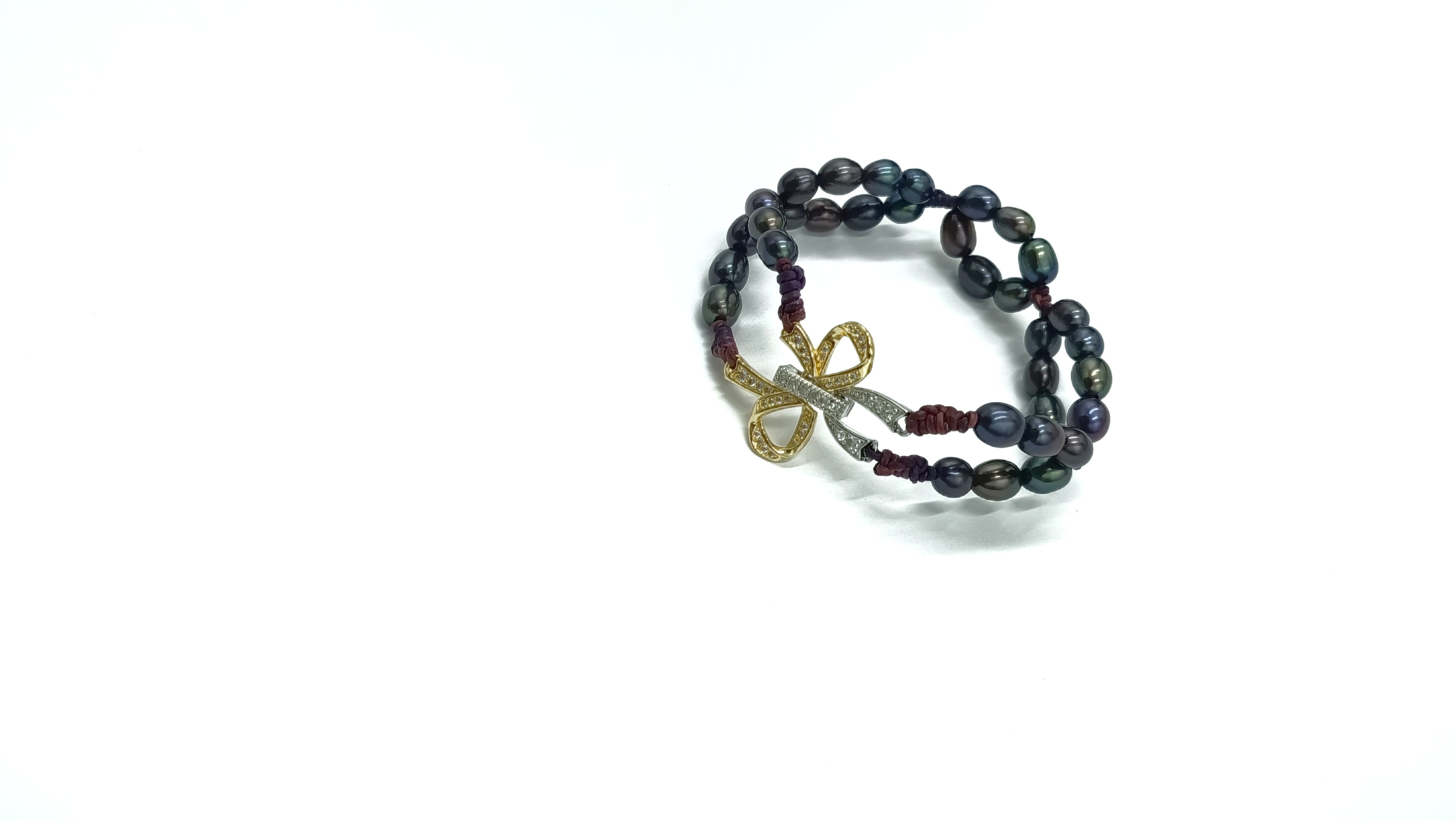 Pulsera Lady en Perla Arcoíris