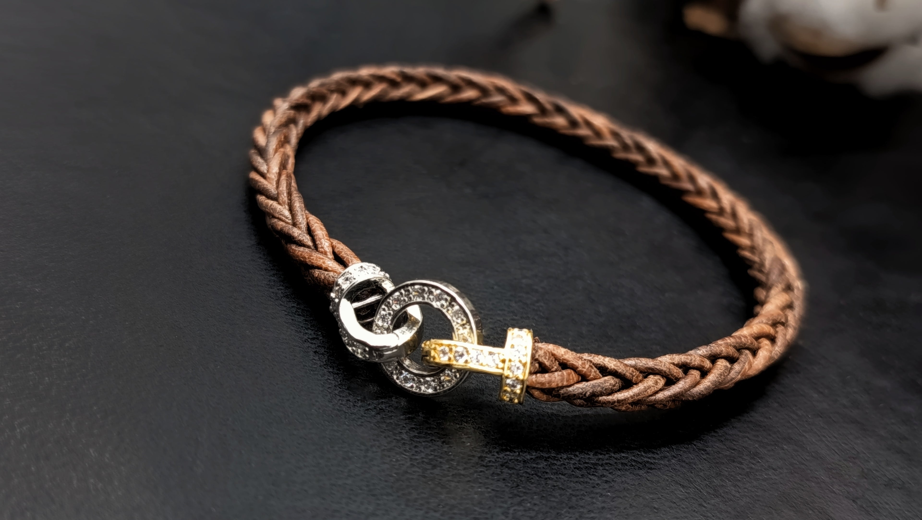 SARIEL Pulsera• en trenzado ATLAS de 8 hebras