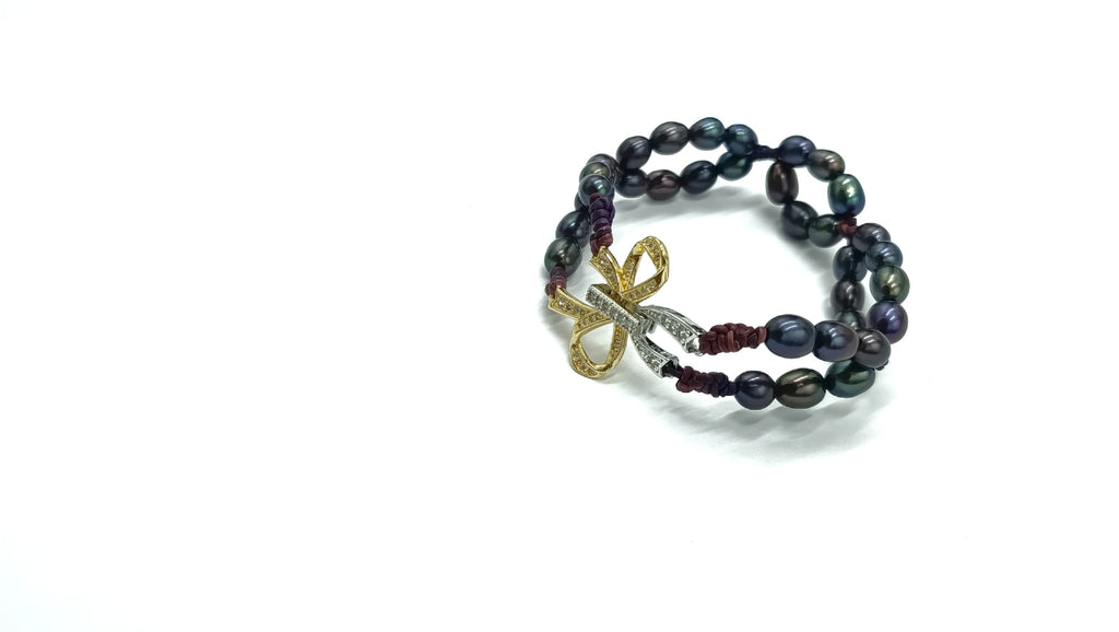 Pulsera Lady en Perla Arcoíris