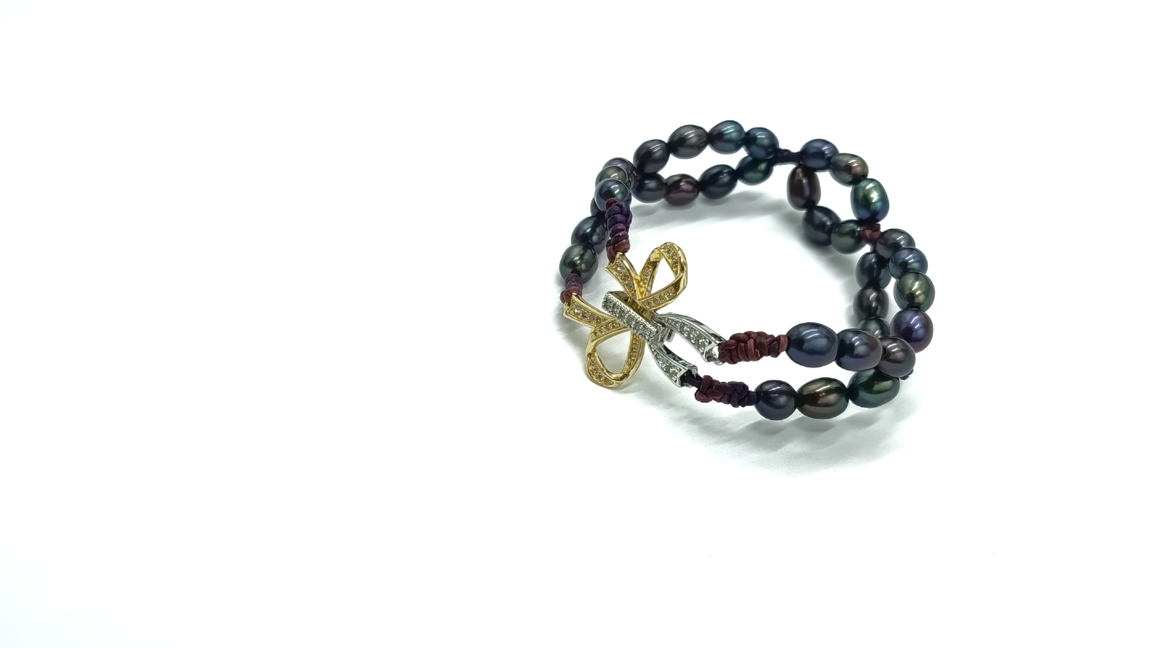 Pulsera Lady en Perla Arcoíris