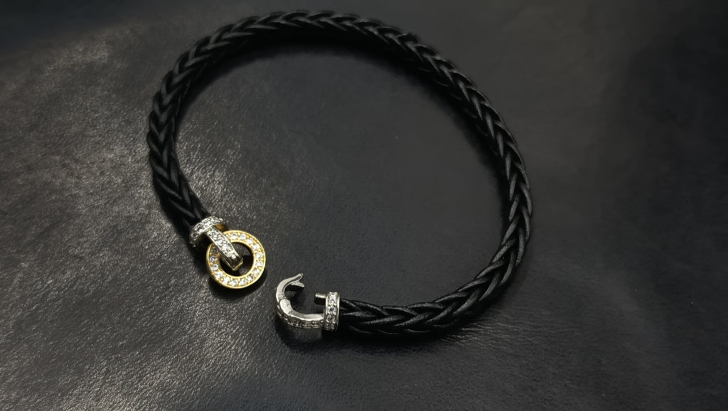 SARIEL Pulsera• en trenzado ATLAS de 8 hebras