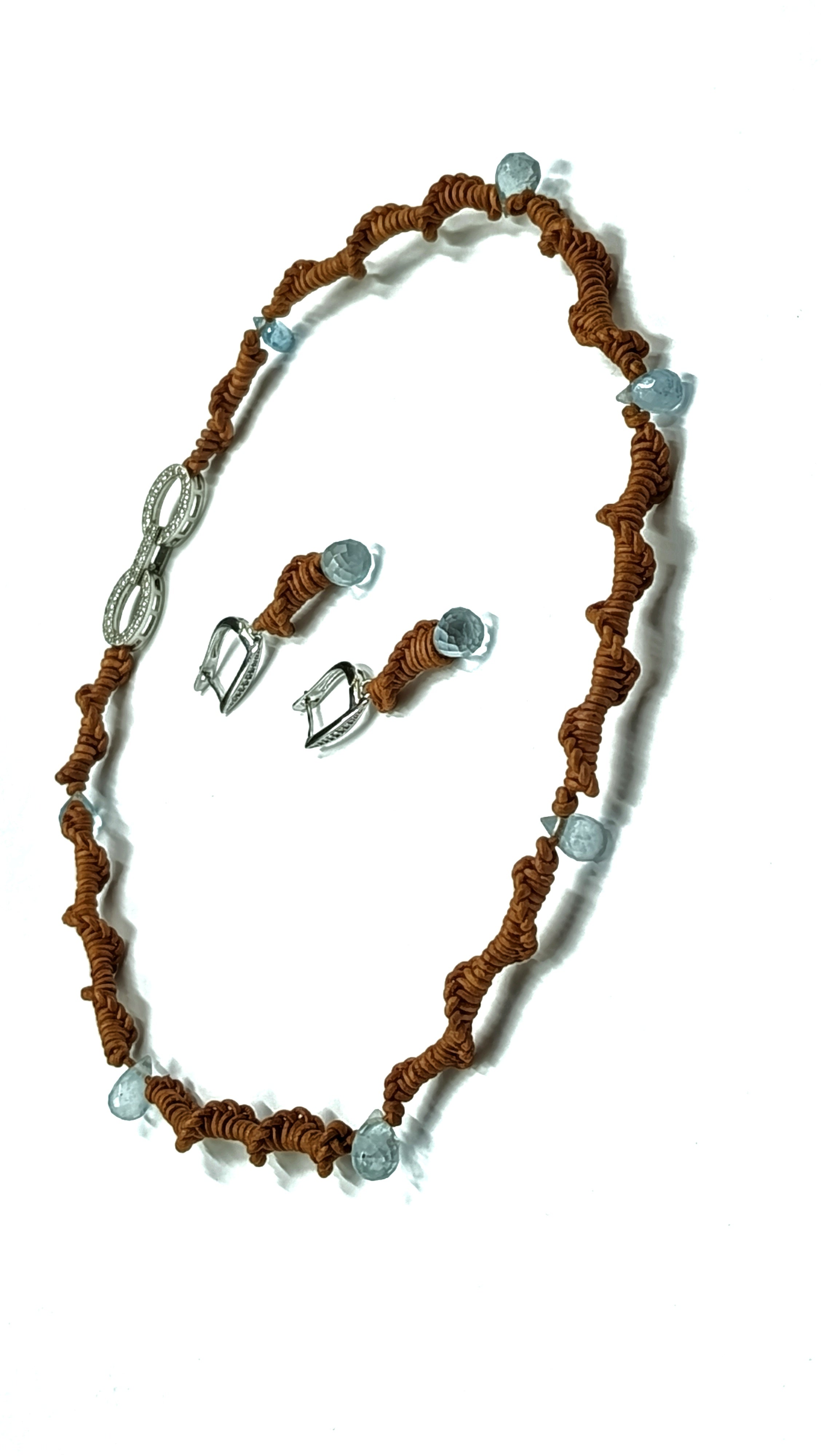 Collar Lilith Aguamarina