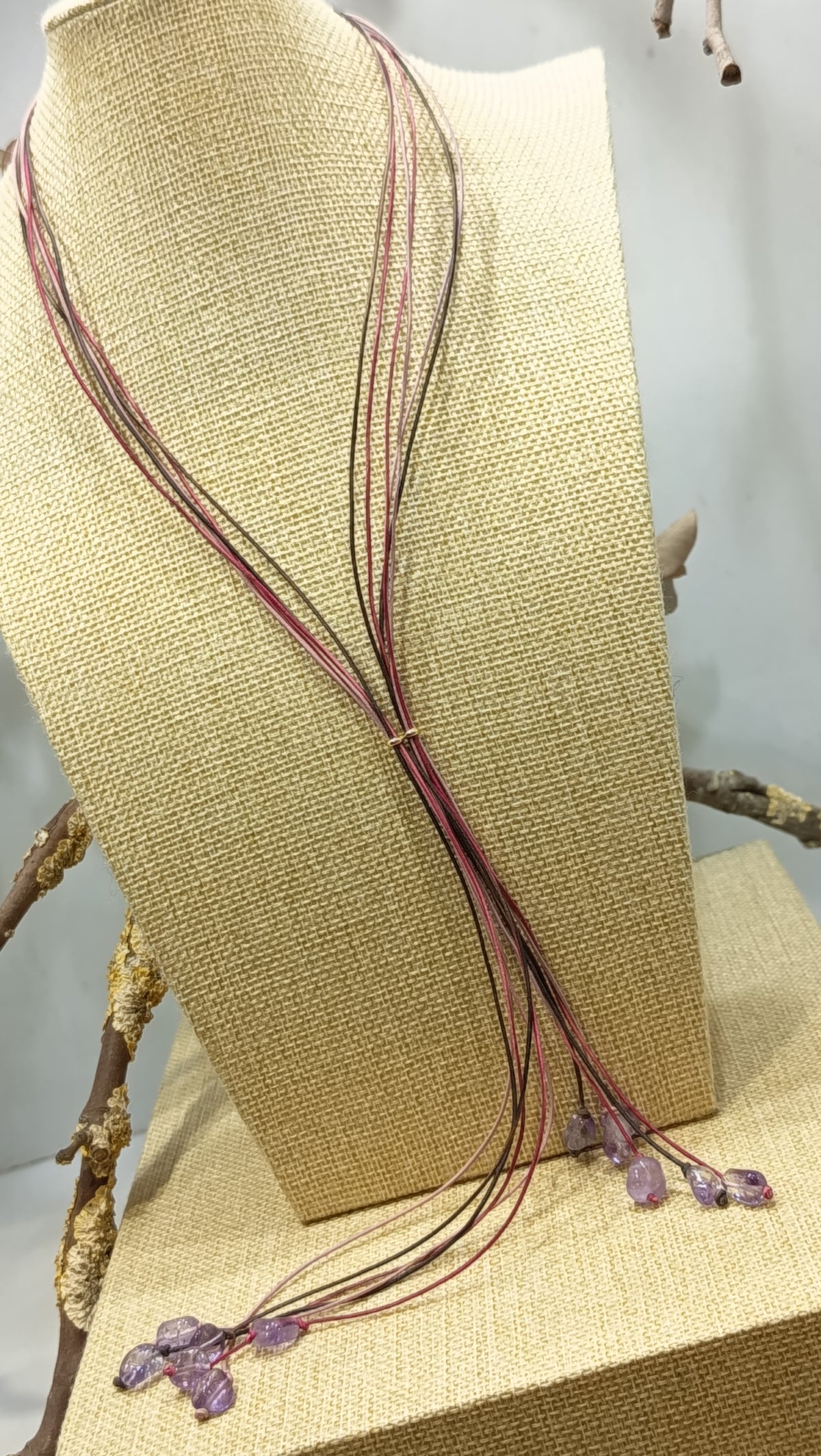 Collar DELOS • en Cuero natural