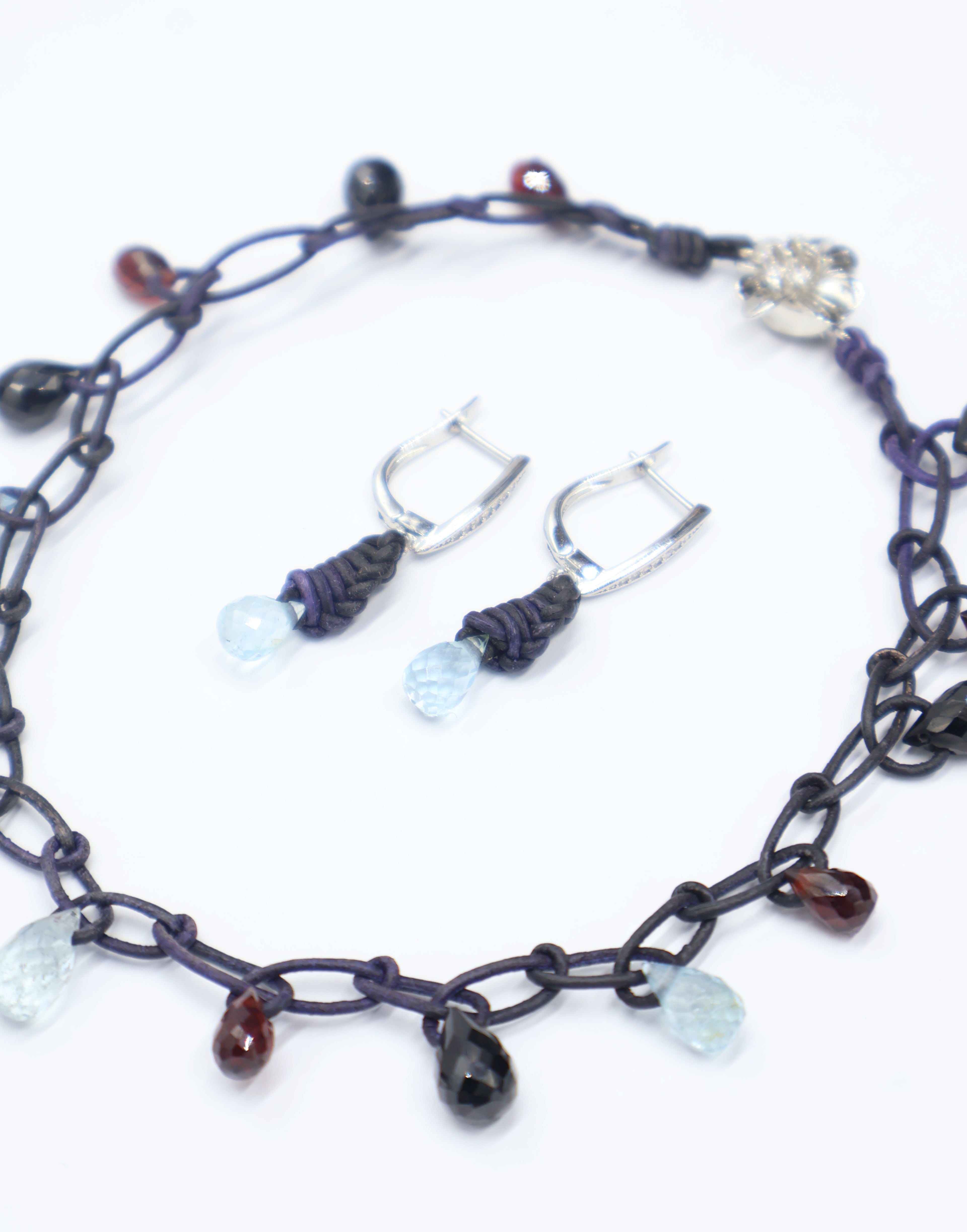 Conjunto LYS Luz de Luna Aguamarina