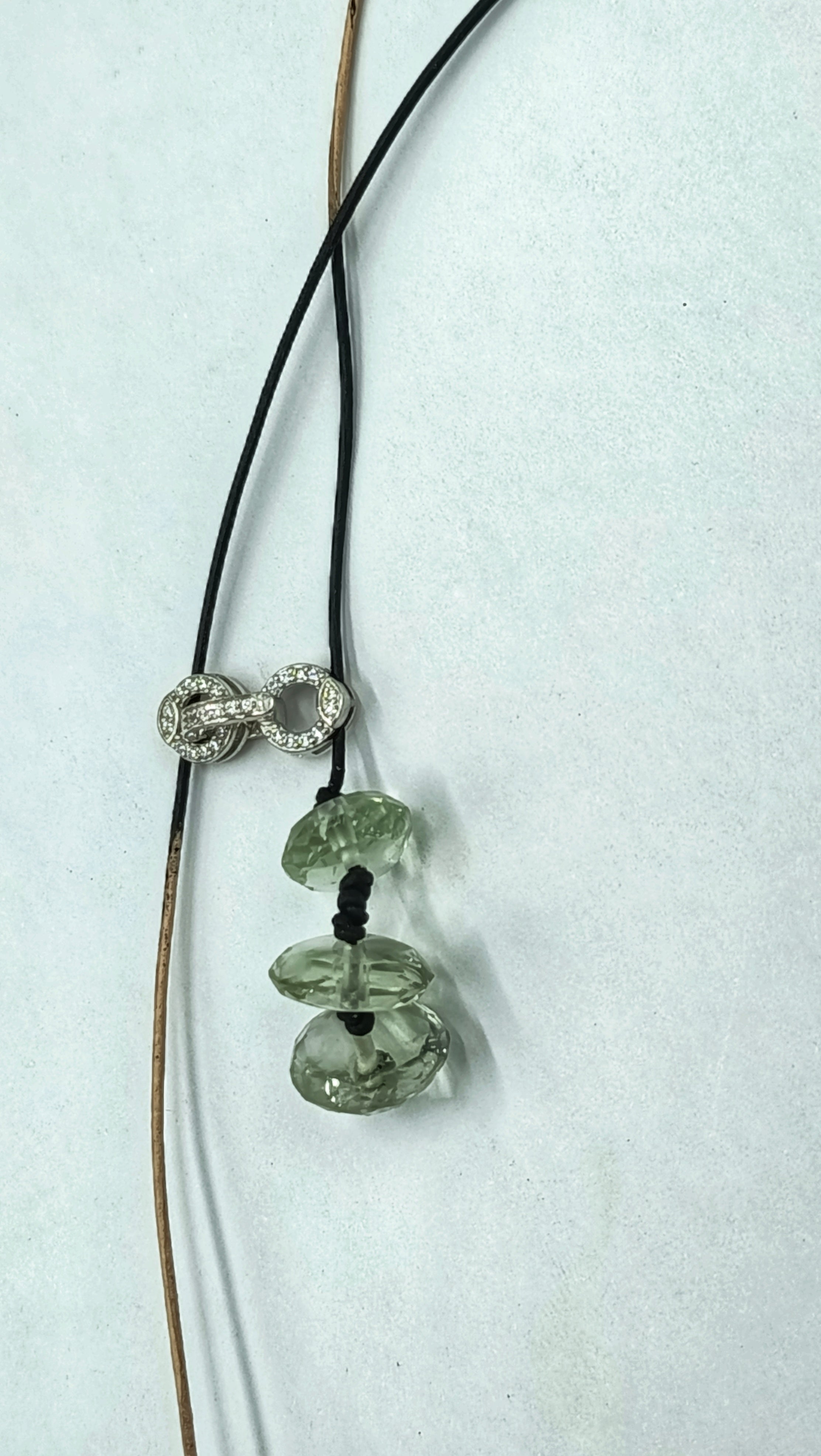 ITINERA Aguamarina Musgo • en cuero Bicolor