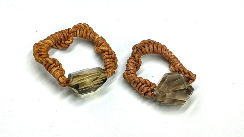 Anillo Julieta Cuarzo Ahumado